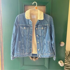 Old Navy Off-White Sherpa Jacket